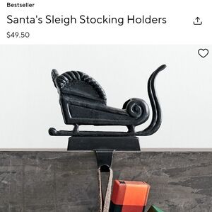 Pottery Barn Sleigh Stocking Holder